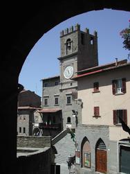 Cortona city center